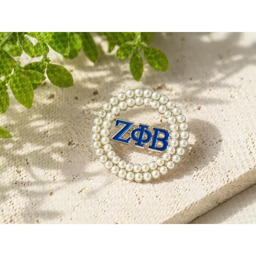 Zeta Pearl Brooch Pin